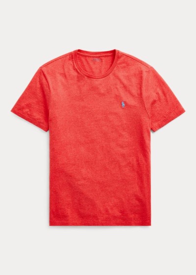 Men's Polo Ralph Lauren Cotton Jersey Crewneck T Shirts | 493071KIP